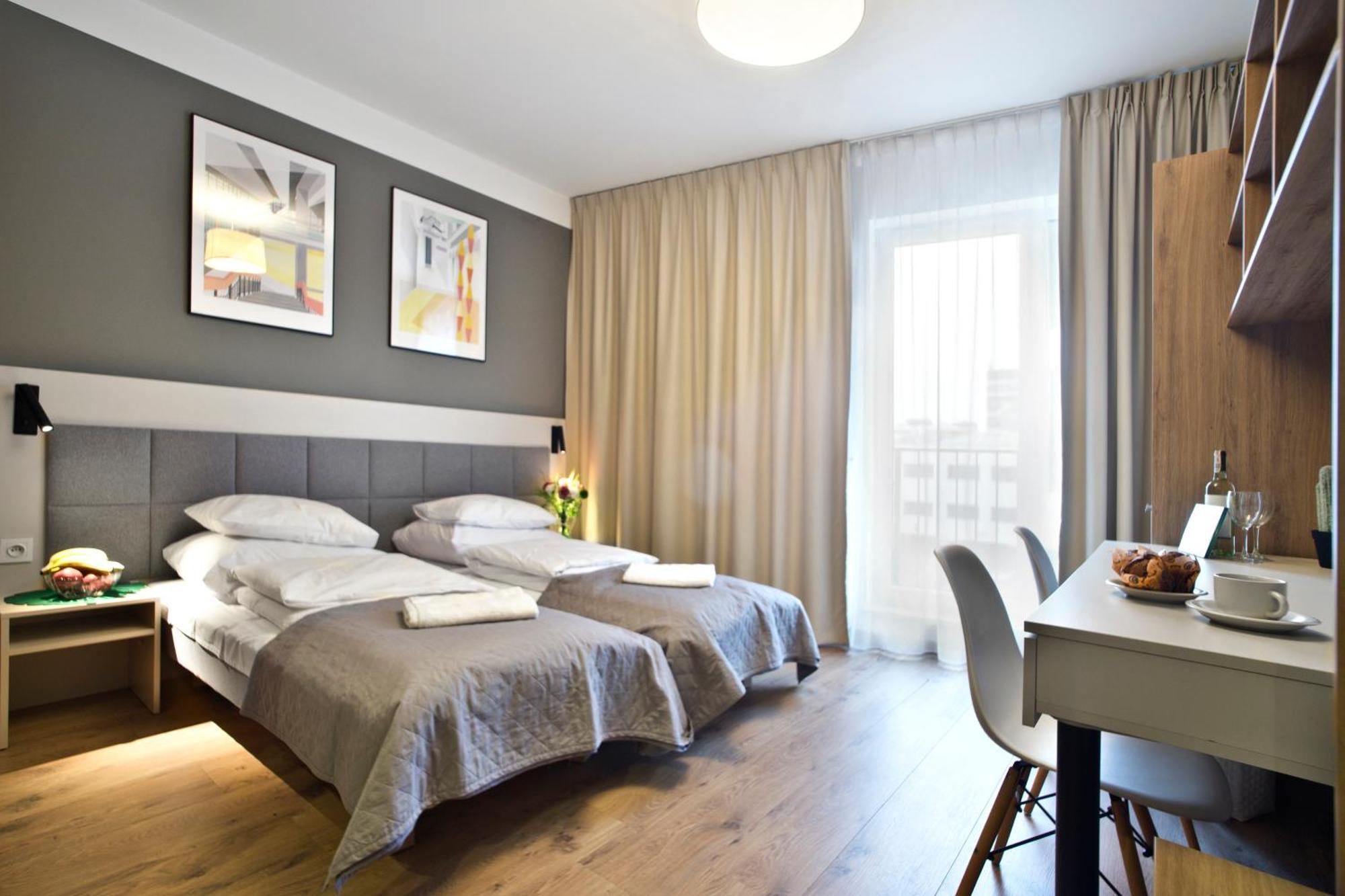 Wolska Residence Serviced Apartments Varsovia Habitación foto